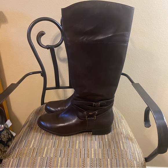 Lauren Ralph Lauren riding boots brown - Picture 3 of 5